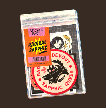 Radical Sapphic! Sticker pack