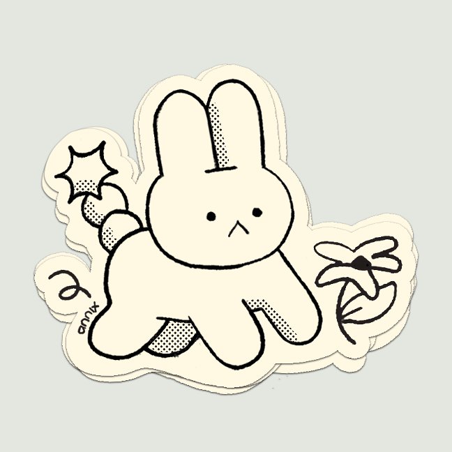 Bun Run Sticker