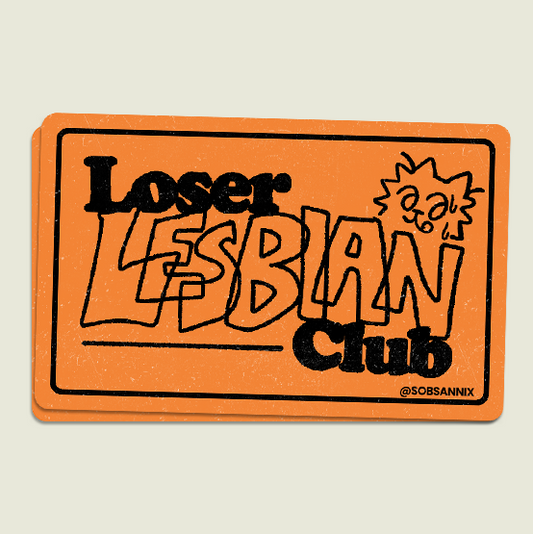 Loser Lesbian Sticker