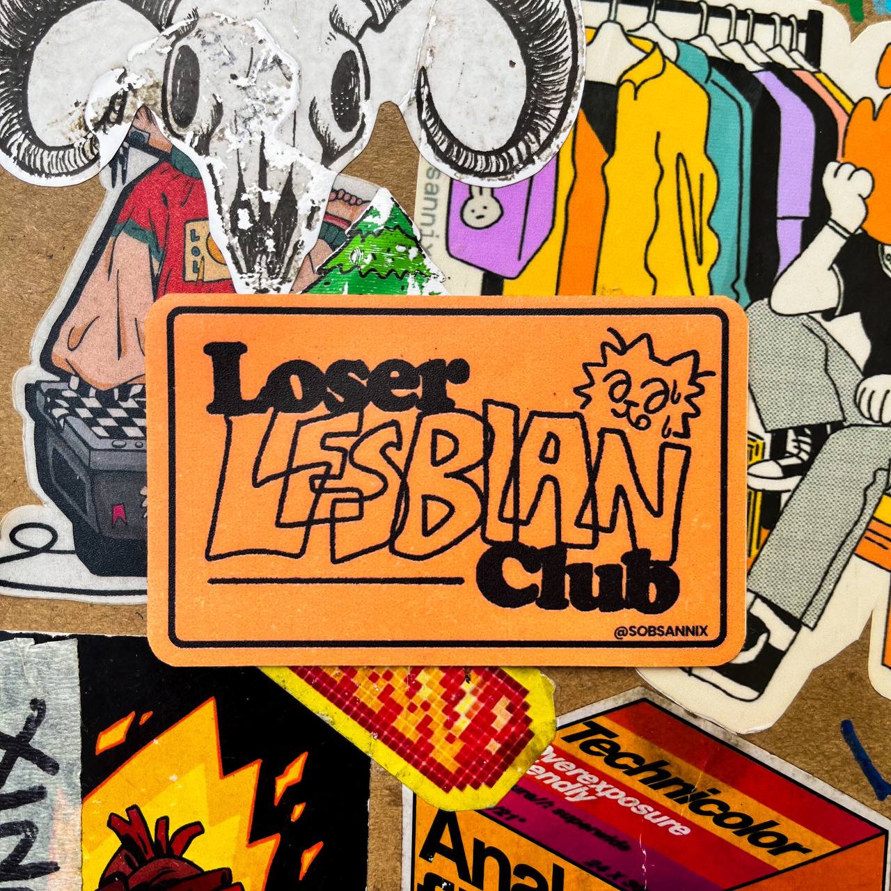 Loser Lesbian Sticker